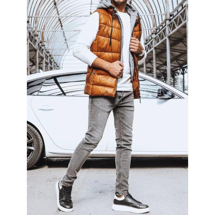 Gilet avec capuche pour hommes